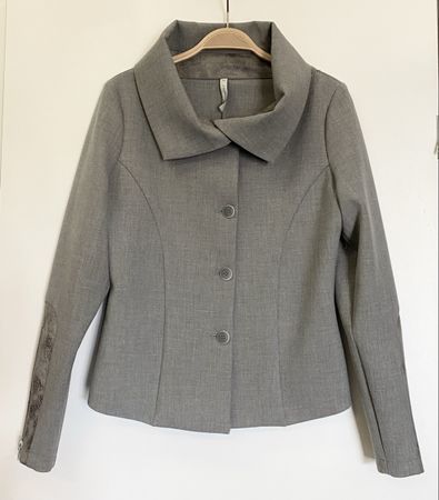 ANIA SCHIERHOLT Blazer Jacke grau 34/36 neu