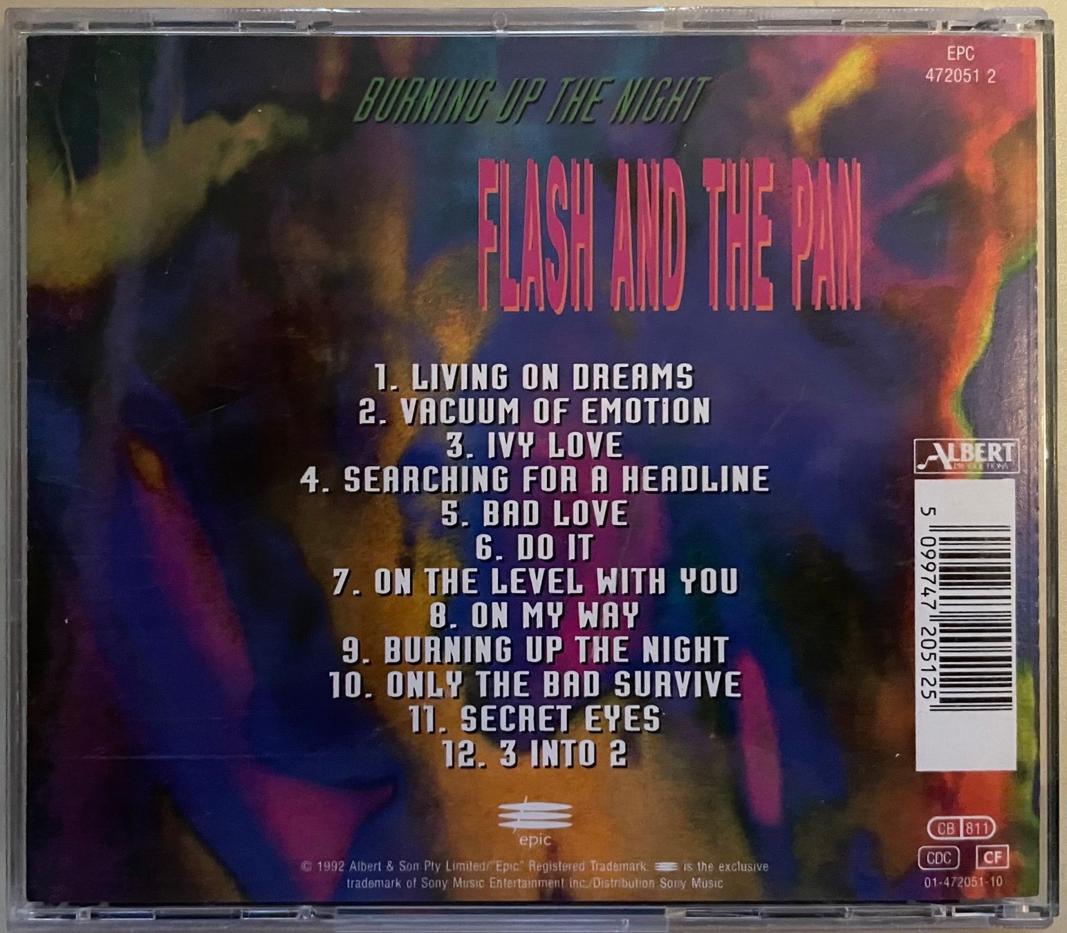 CDs: Flash and the Pan - Burning up the Night – Gebraucht aus Brunnen von Barfly5 1
