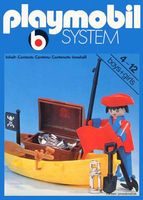 Playmobil 3570 Pirat Ruderboot von 1980