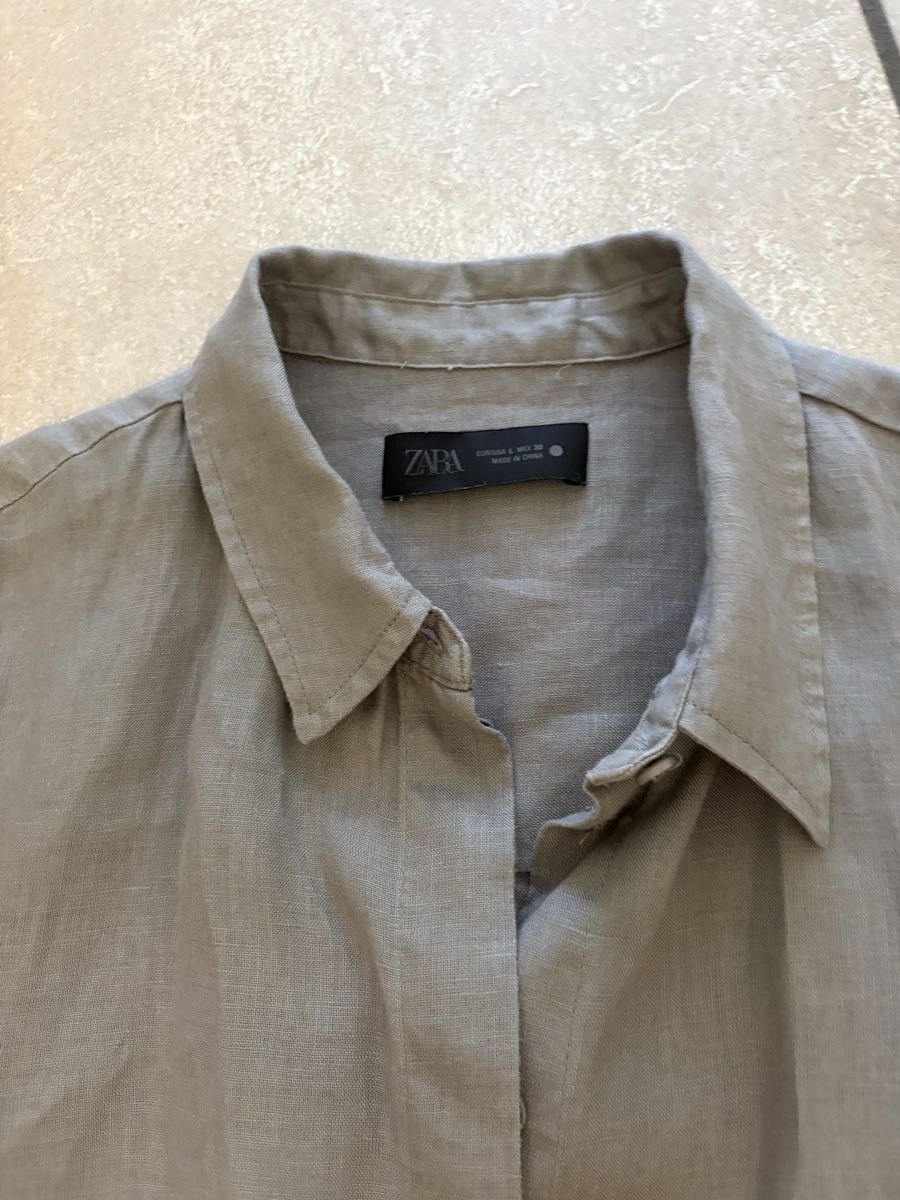 Zara Camicette: Leinenbluse von Zara – Nuovo (secondo la descrizione) da Reinach BL venduto da Passionata 3