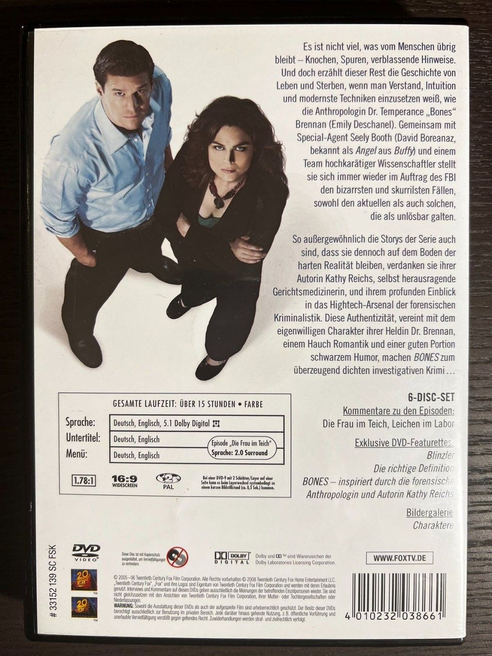 Tutti i DVDs: Bones Season One – Usato da Zürich venduto da FilmFreunde 1