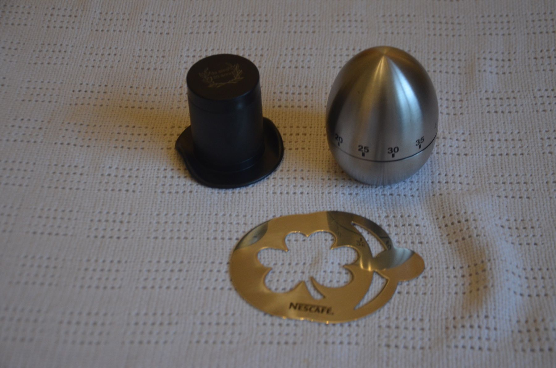 Tutte le decorazioni: TIMER + NESCAFE + DEKO FLASCHE/GLUCK – Usato da Chiasso venduto da Dolly015