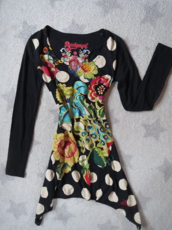 tolles DESIGUAL Mini Kleid oder Long Shirt Gr S