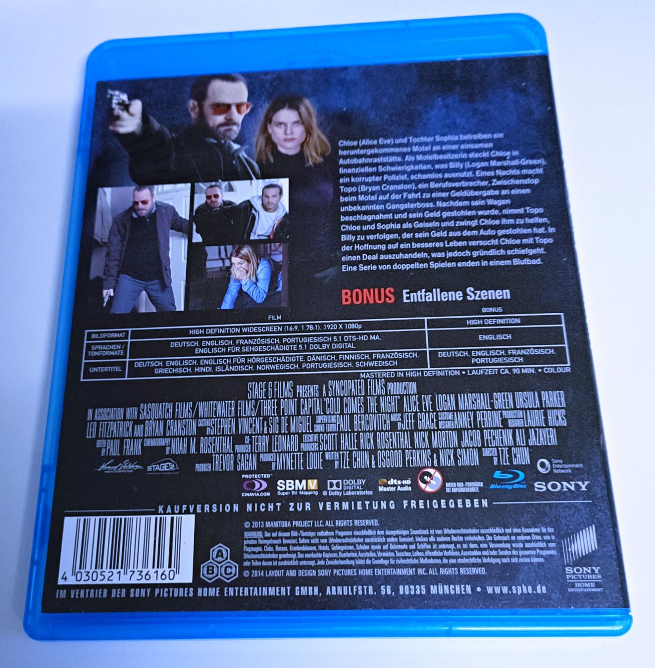 Tutti i DVDs: Cold comes the Night (2013) RAR – Usato da Köniz venduto da Movieportal007 1
