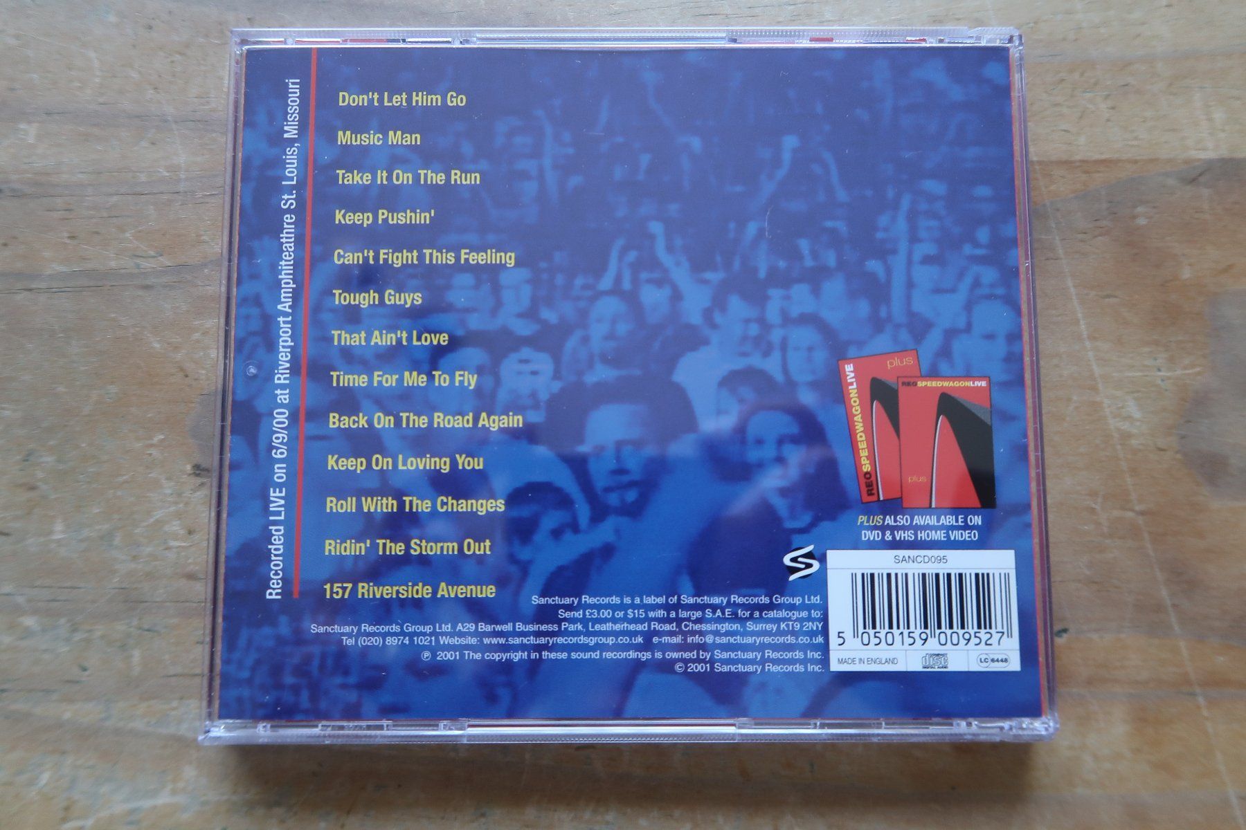 CD: REO SPEEDWAGON - LIVE PLUS - CD – Usato da Basel venduto da Patiscat 1