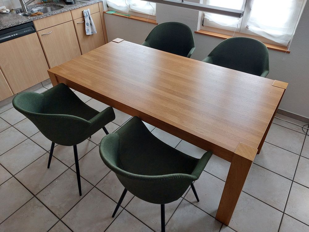 Esstisch Ikea und schöne bequeme Stühle von Livique Kaufen auf Ricardo