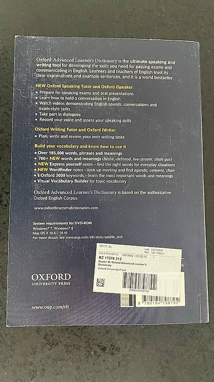 Livres: Oxford Advanced Learner's Dictionary – D'occasion à Neuchâtel par myr_8nf9 1