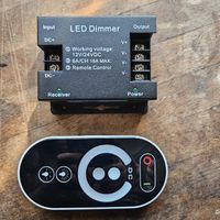 LED Dimmer mit Fernbedienung 12V/24V 18A guter Zustand