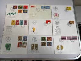 9 Stück Ersttagsbrief (125)