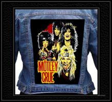 Rücken-Aufnäher *Mötley Crüe* / Original Back Patch