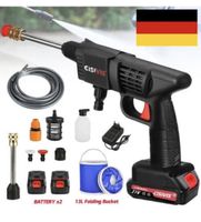 + 2 Akku Hochdruckreiniger Kabellos Auto Mobiler Druckreinig