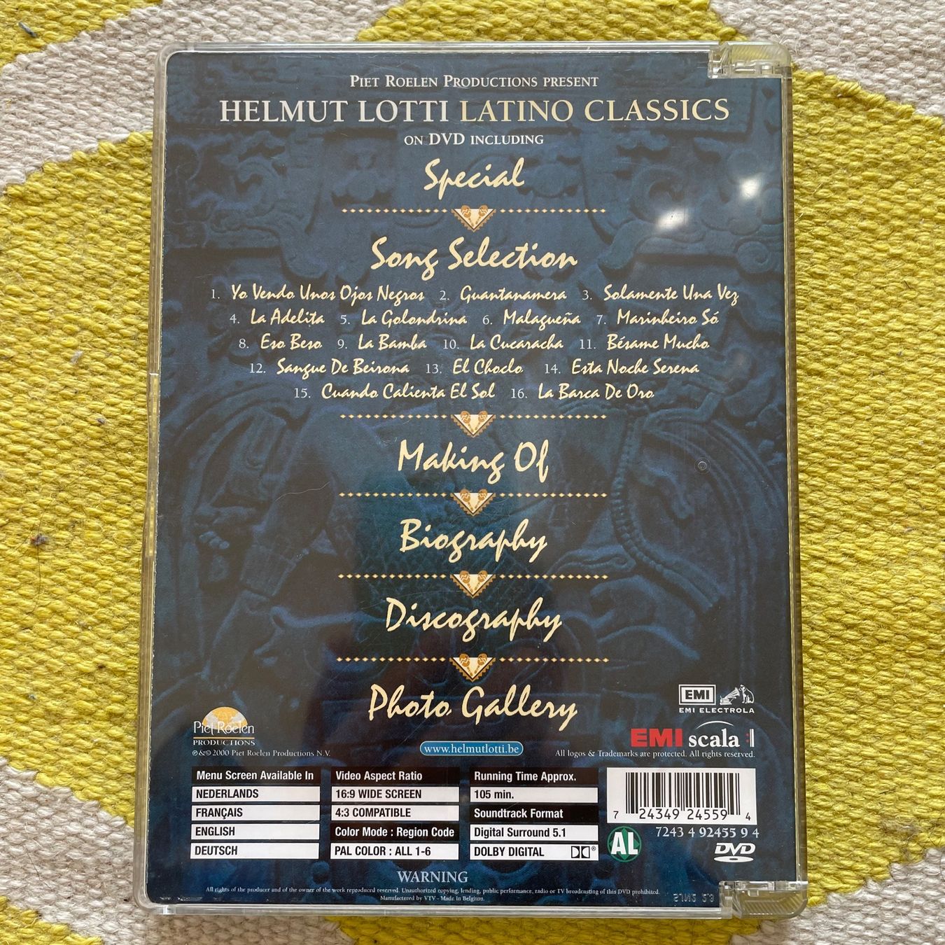 Tutti i DVDs: HELMUT LOTTI-DVD LATINO CLASSICS – Usato da Rorschacherberg venduto da CD-Roli 1