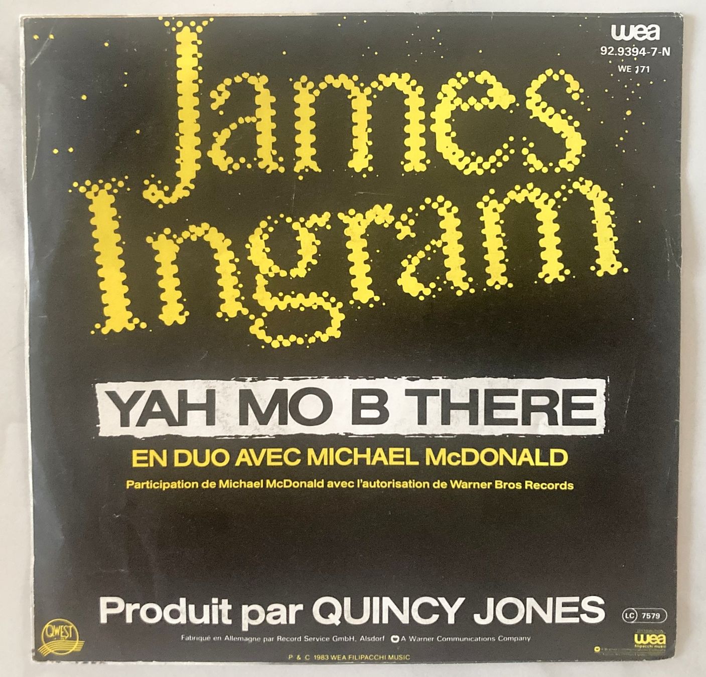 Schallplatten: JAMES INGRAM - YAH MO B THERE – Gebraucht aus Bottens von hotter-than-hell 1