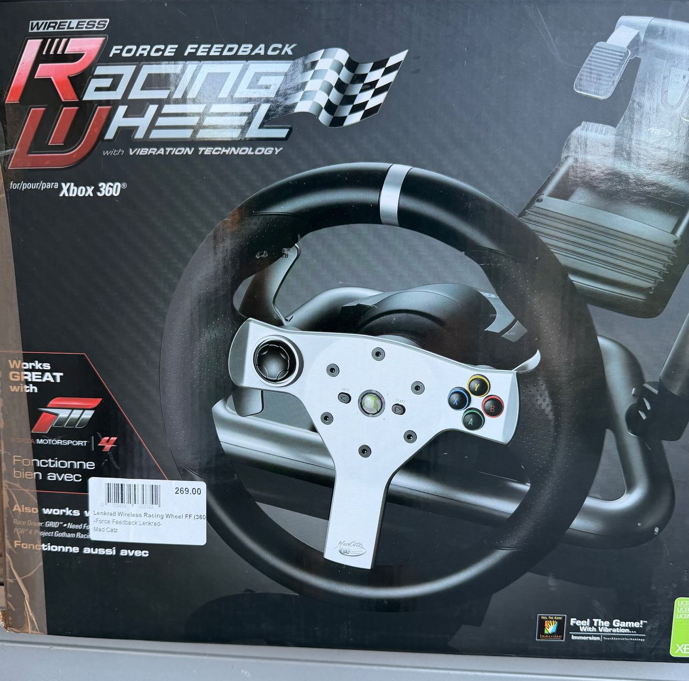 Controller: Racing Wheel Wireless Force Feedback Xbox 360 mit Pedalen – Usato da Waltenschwil venduto da WBcooper