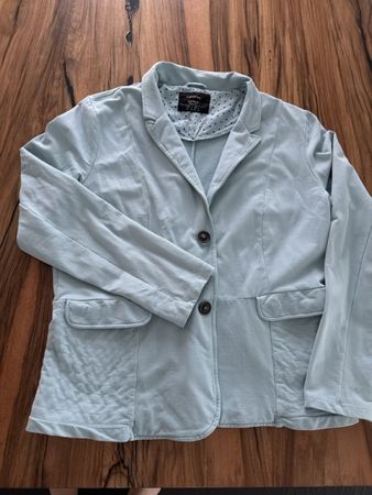 Street One Damenblazer Gr. 42 Hellblau, Top Zustand!
