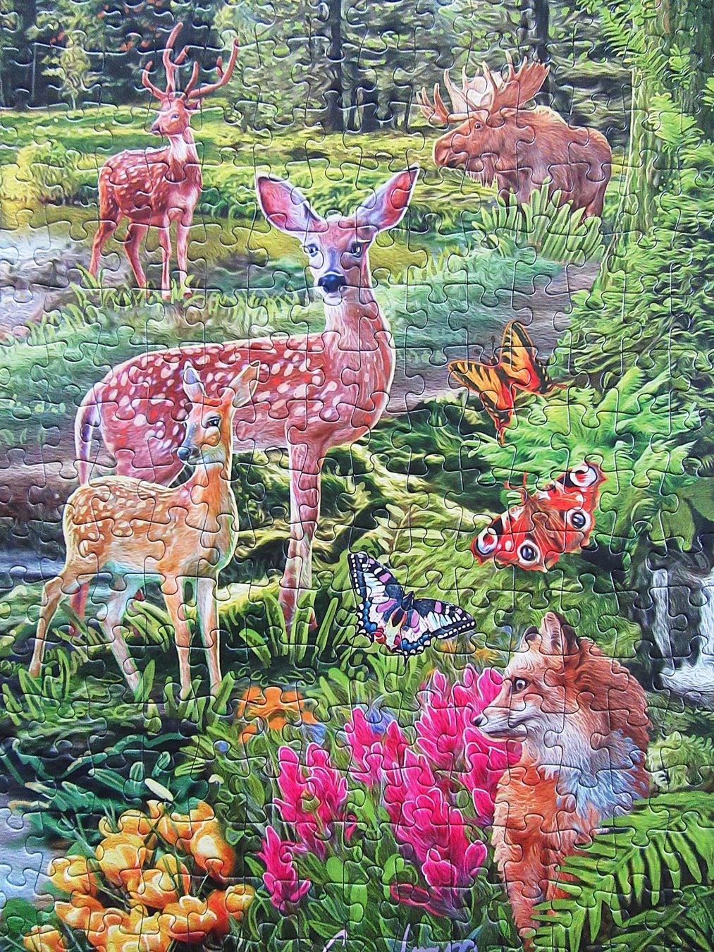 Puzzles: Schmidt Puzzle 1000 Teile - Waldtiere am Waldrand – Gebraucht aus Auenstein von Padabimbim 2