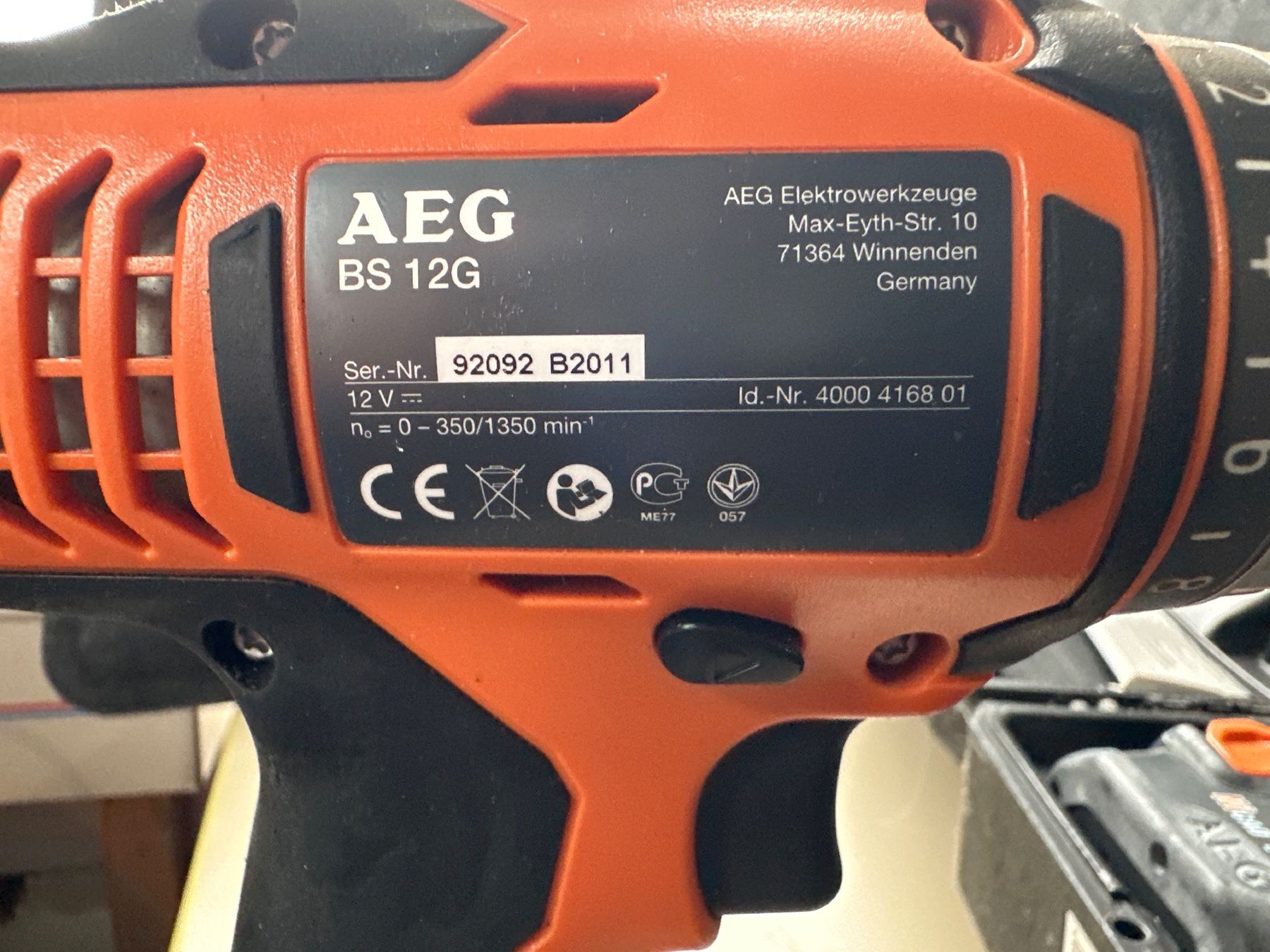 AEG Trapani: AEG Akkubohrmaschine – Usato da Brügg BE venduto da TSP02 4