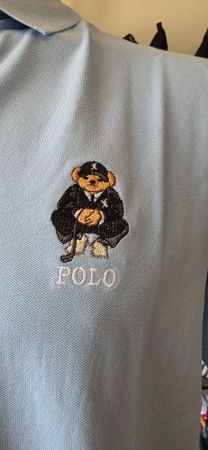 Ralph Lauren Polo Slim Fit Poloshirt hellblau Grösse S