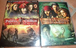 2 DVD Filme Pirates auf Caribbean