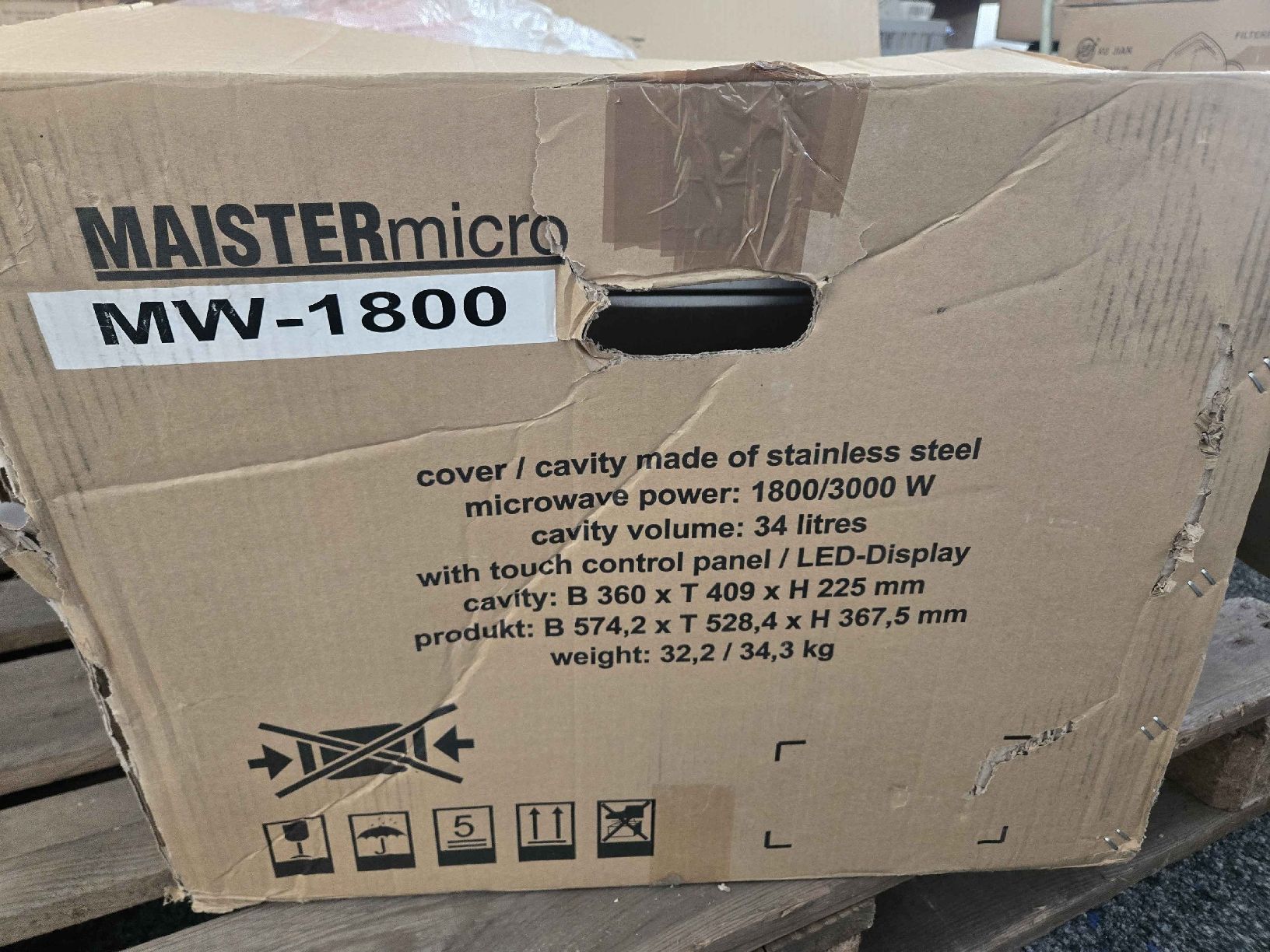 Elettrodomestici da cucina: MAISTERmicro MW-1800 Mikrowelle – Nuovo e nell'imballaggio originale da Weesen venduto da mattea_i