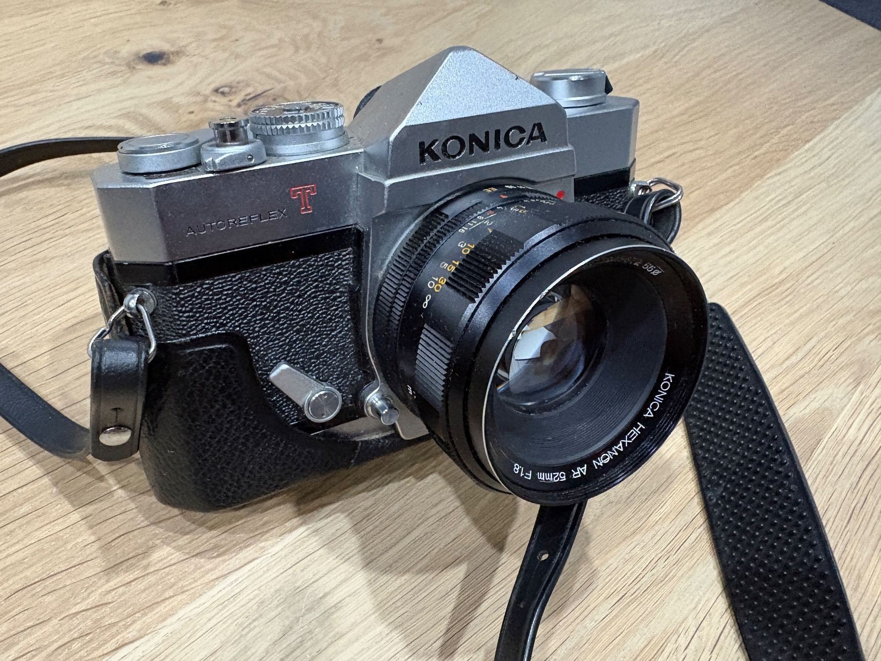 Konica Kamera: KONICA AUTOREFLEX T Analog Camara + Objektiv – Defekt aus Lausen von sen_jm7c 3