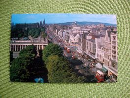 Princes Street From The Scott Monument Edinburgh alte Autos