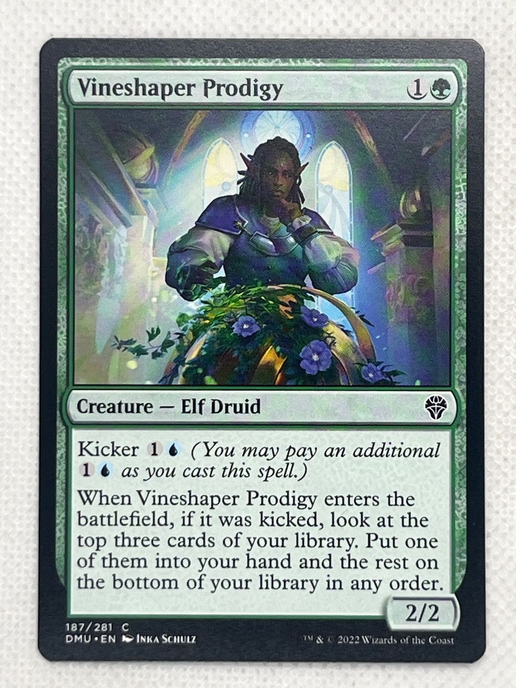 Magic The Gathering Sammelbilder & Trading cards: MTG Vineshaper Prodigy DMU 187 Englisch Common – Gebraucht aus Hinterkappelen von Kim1992