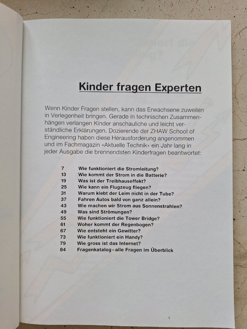 Libri: Buch zhaw: Kinder fragen Experten – Usato da Schaffhausen venduto da Mipakr 2