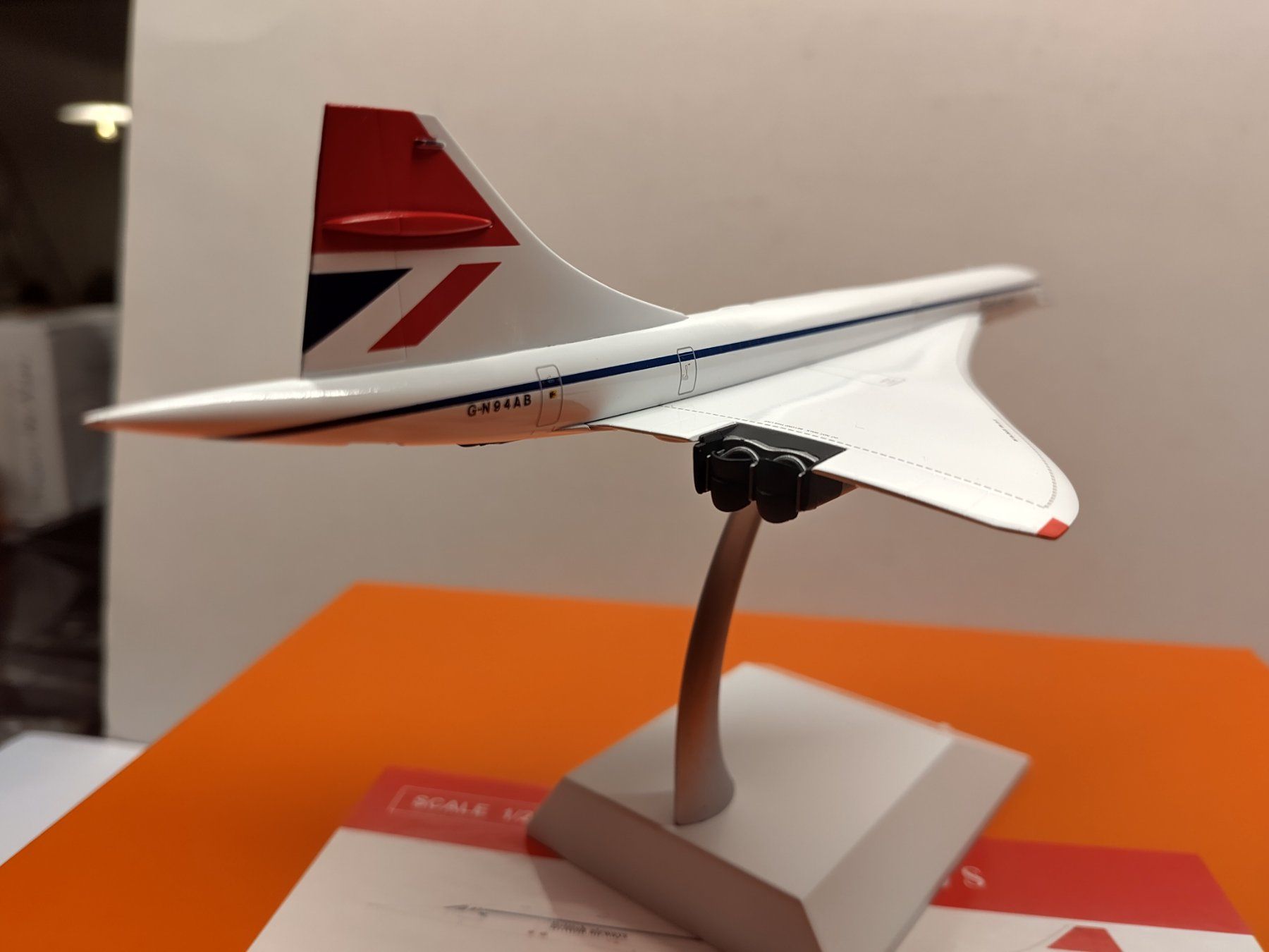 Modèle Avion Concorde USA 1:400 - Jet Supersonique Métal Moulé Sous Pression - Miniature Détaillée Pour Collectionneurs & Enfants Maquette Rafale