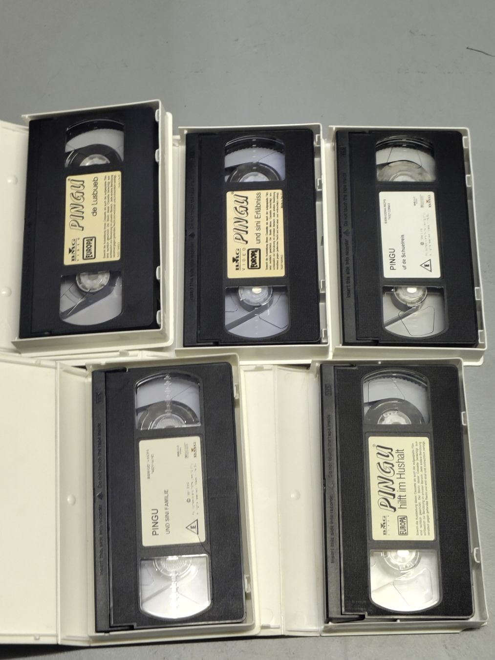 Tutti i VHS: Pingu VHS Kassetten Sammlung 5 Stk – Usato da Wohlen AG venduto da gnabbr 2