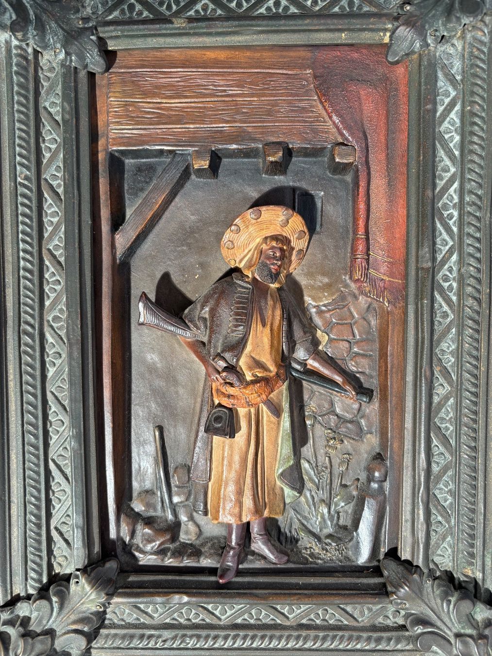 Foto & Immagini: Antikes Reliefbild, Krieger Figur, Bronze & Keramik – Usato da Hinwil venduto da DaniBachman 1