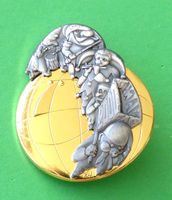 Basler Fasnachtsplakette Gold  2000