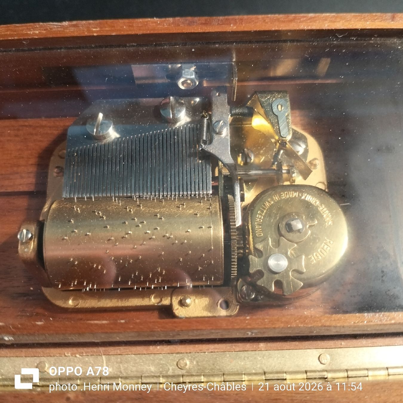 Reuge Carillon: Boîte a musique Refuge. – Usato da Cheyres venduto da Capitain