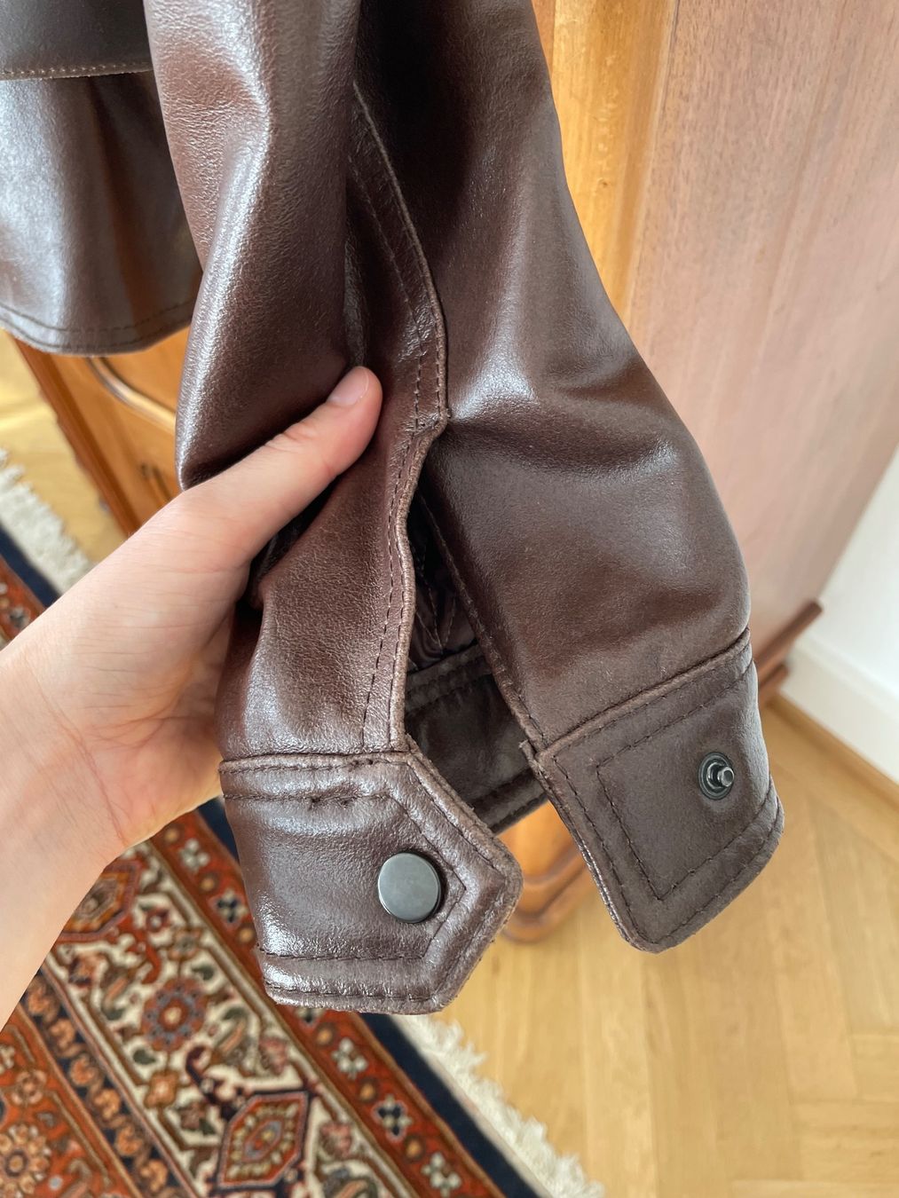 Giacche: Lederjacke mit Pelzkragen, NEU – Usato da Zürich venduto da ElaLeonEla 6