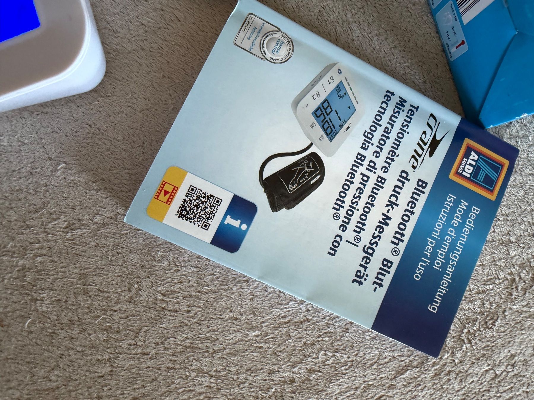 Appareils médicaux: CRANE  CONNECT Bluetooth -Blutdruckmessgerät – Neuf (Voir description) à Aarau par KorgPA 5