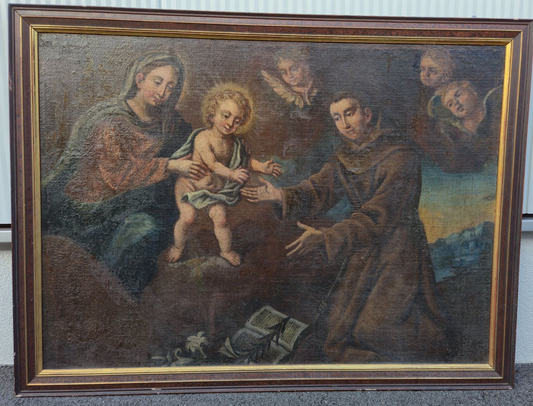 Dipinti: Historisches Ölgemälde Jesuskind – Usato da Rüthi (Rheintal) venduto da Gtech85 1