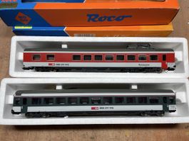 Modelleisenbahn Wagen 2er Set SBB Restaurant Salon