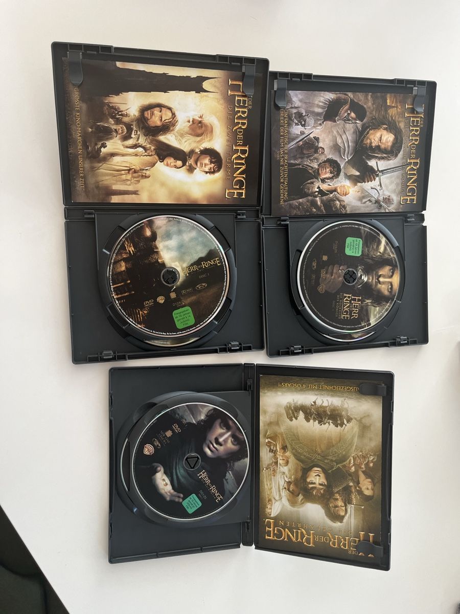 Alle DVDs: DVDs- Herr der Ringe – Gebraucht aus Oensingen von catching-donuts