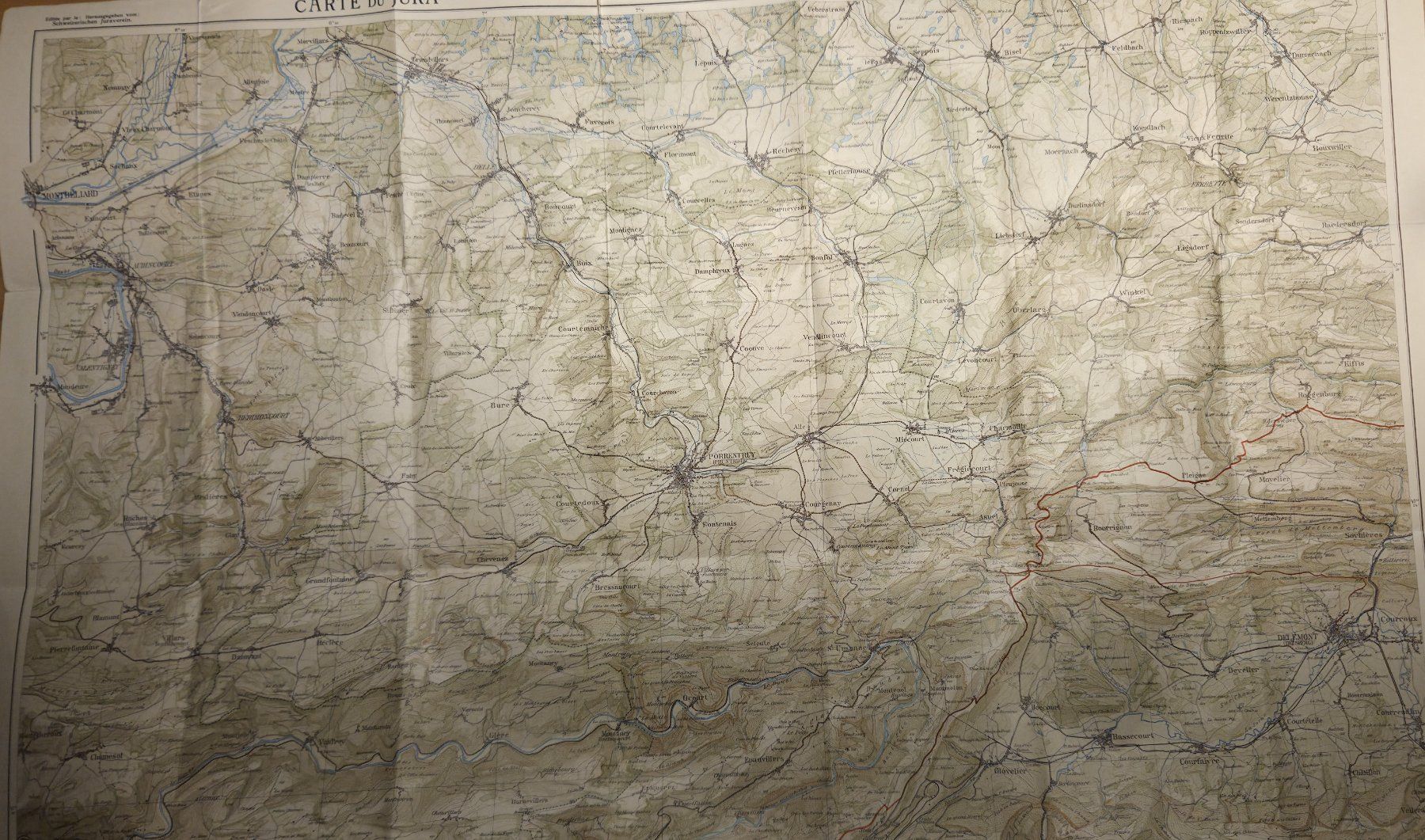 Cartine & Atlanti: Plan du Jura – Usato da Prêles venduto da DPR 2