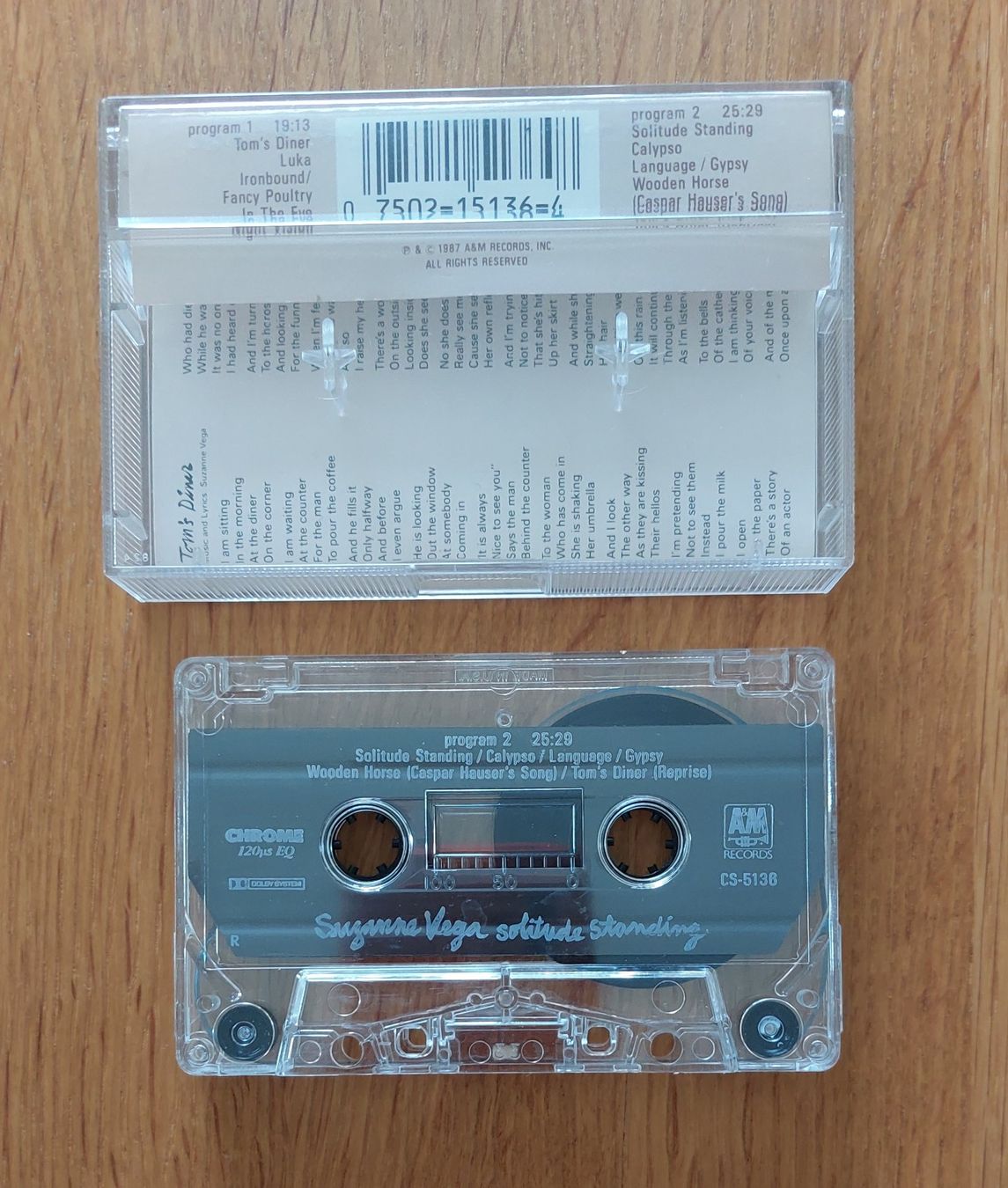 Musicassette: Suzanne Vega - Solitude Standing - Musikkassette – Usato da Küsnacht ZH venduto da MADZH 1
