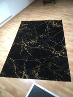 Teppich schwarz, Gold 160 x 230