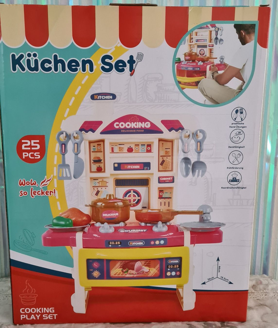Spielzeuge: Küchen-Set 25 Teile, ab 18 Monaten – Neu und originalverpackt aus Winterthur von bibummi 1