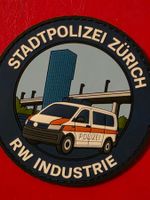 Stadtpolizei Zurich Pvc Klett Abzeichen