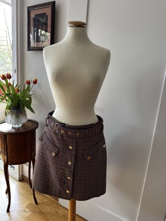 Herbstrock Karo Essentiel Antwerp Gr. 42 eher 40