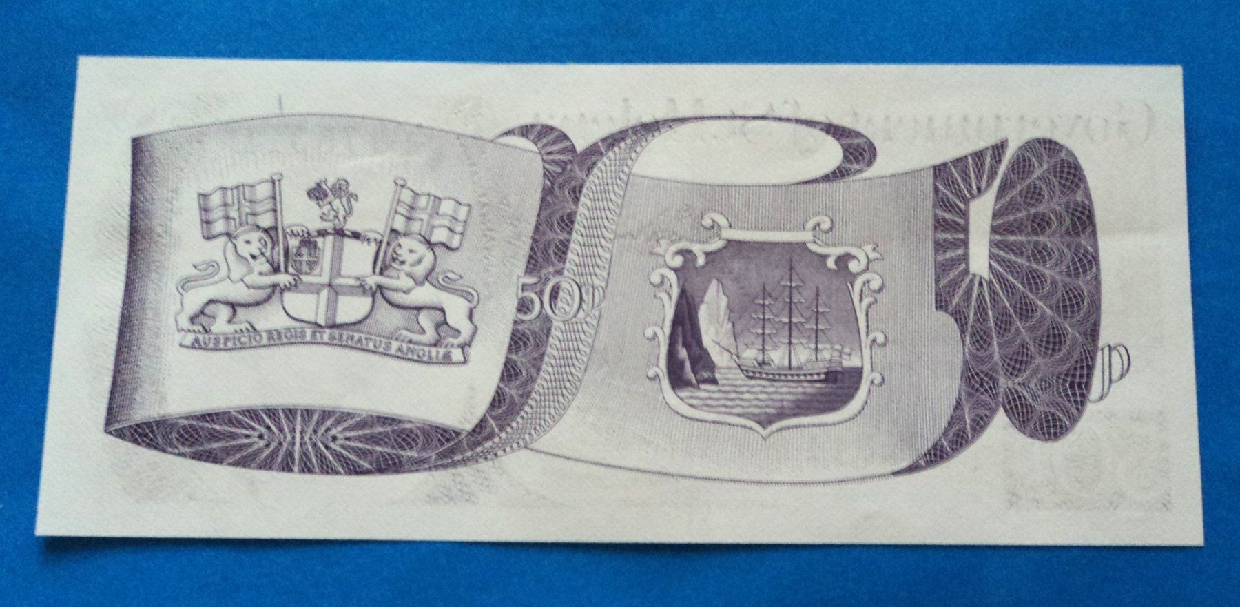 Banconote: St. Helena: 50 Pence 1979, UNZ. – Nuovo (secondo la descrizione) da Basel venduto da maripas17 1
