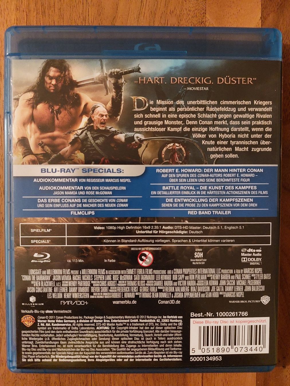 Tutti i DVDs: Blu Ray - Conan mit Jason Momoa – Usato da Rheinfelden venduto da FilmAuktion 1