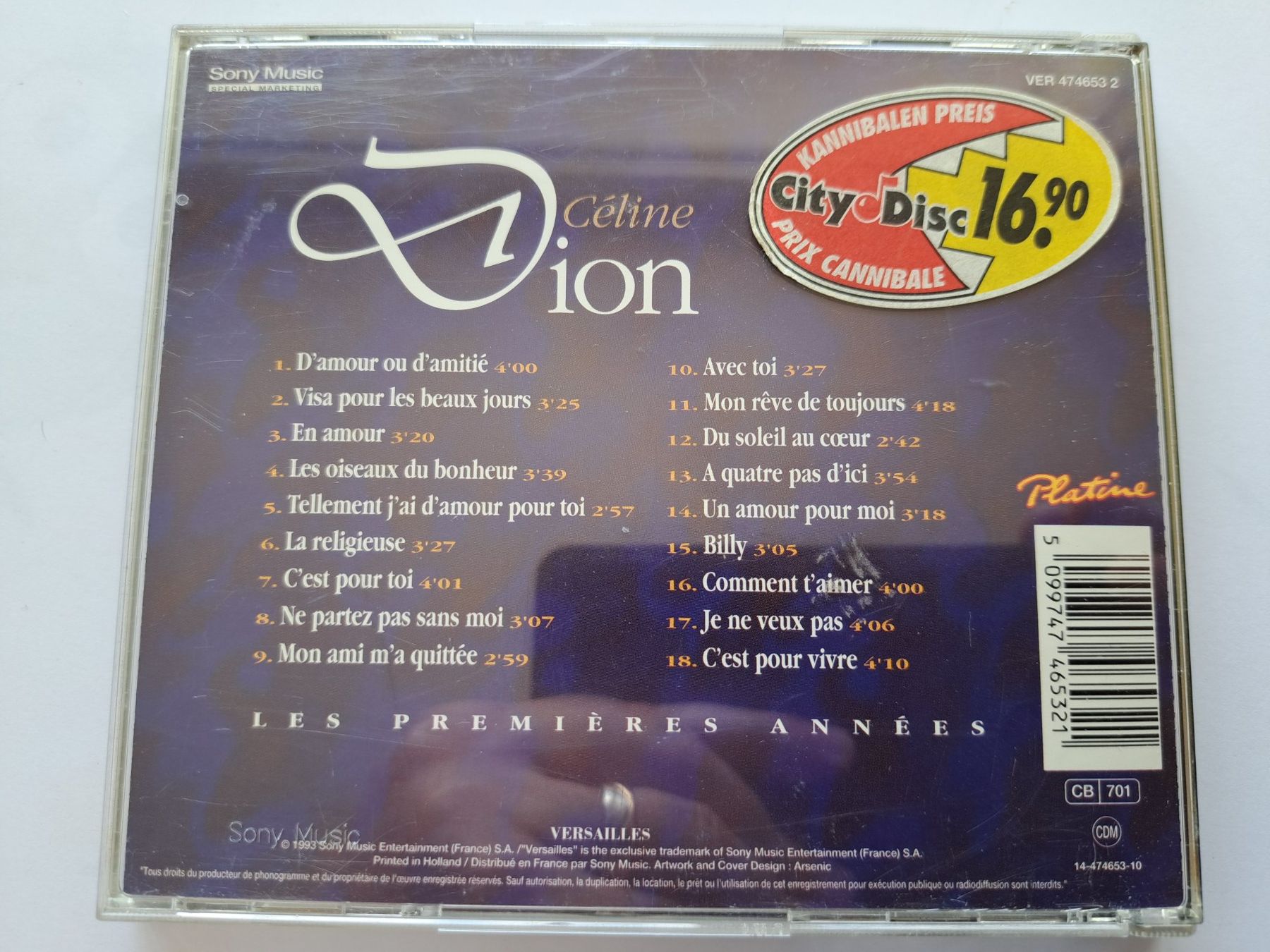 CD: Cd Céline Dion - Les premières années – Usato da Pully venduto da bro_n52j 1