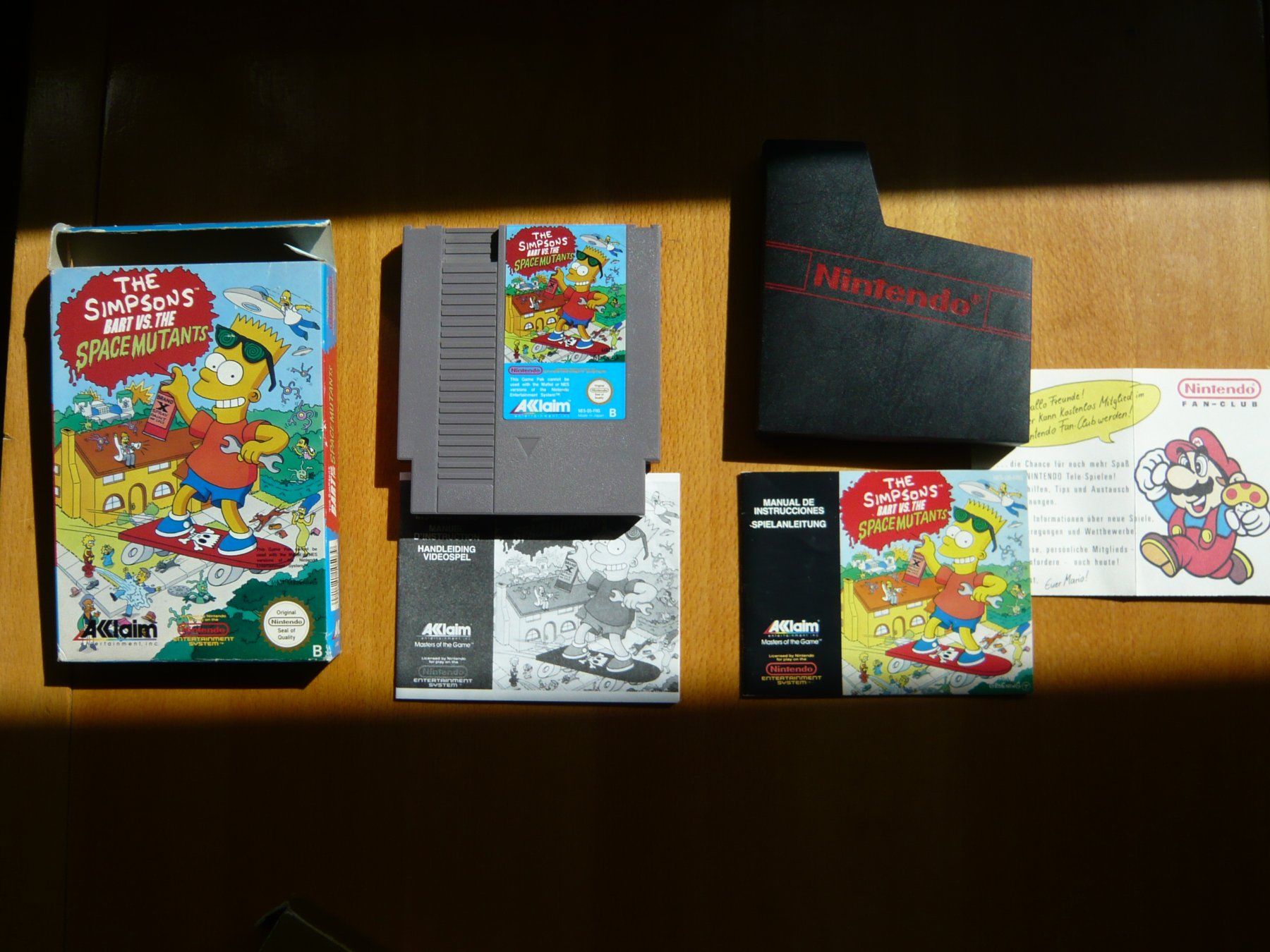 Nintendo Giochi: NES :Simpsons, Bart vs the Space Mutants, CIB, Top état ! – Usato da Onex venduto da Jaguar1986 1