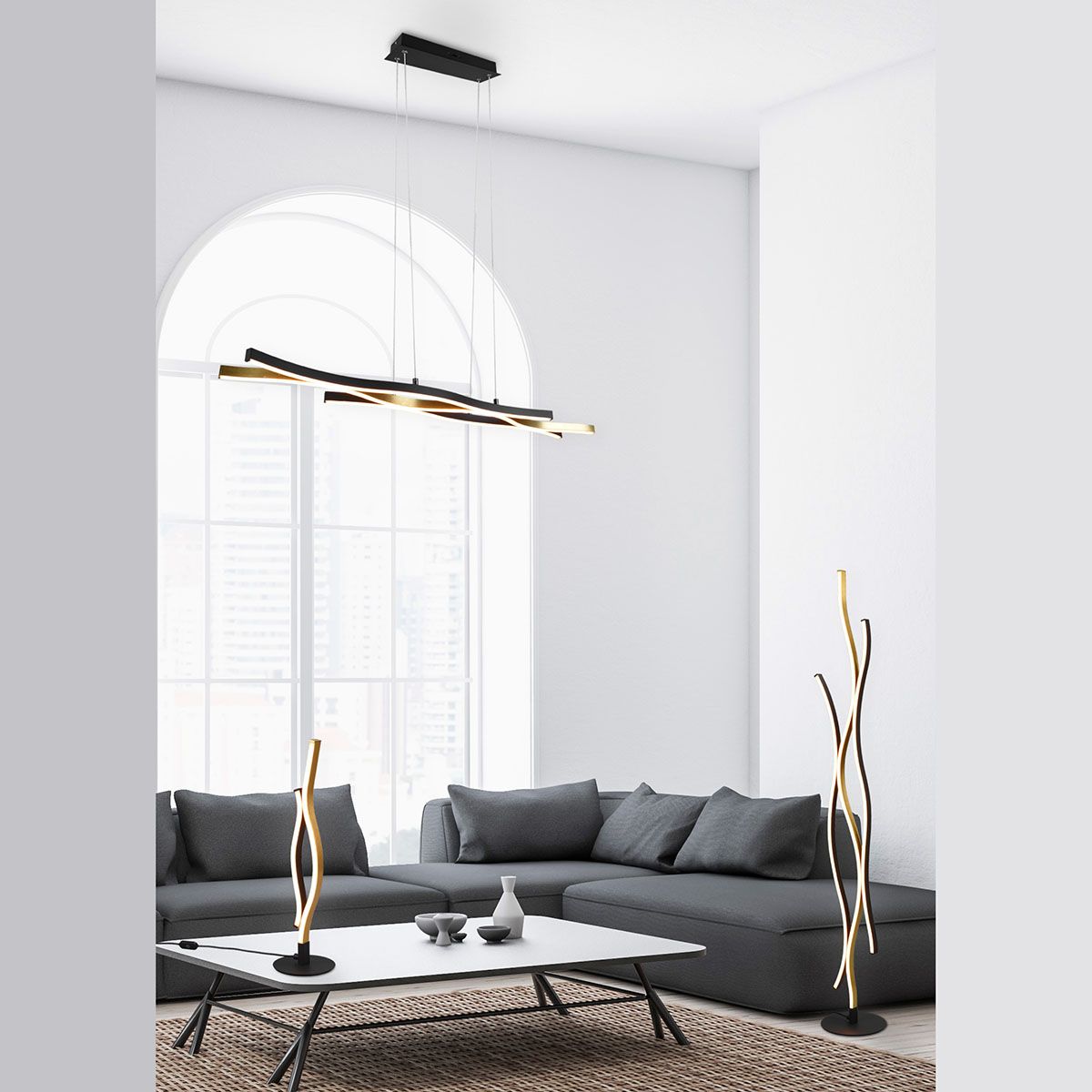 Lampade: LED Tischleuchte, Dimmer, Messing, IP20 – Nuovo (secondo la descrizione) da Kreuzlingen venduto da Smart-Light 1