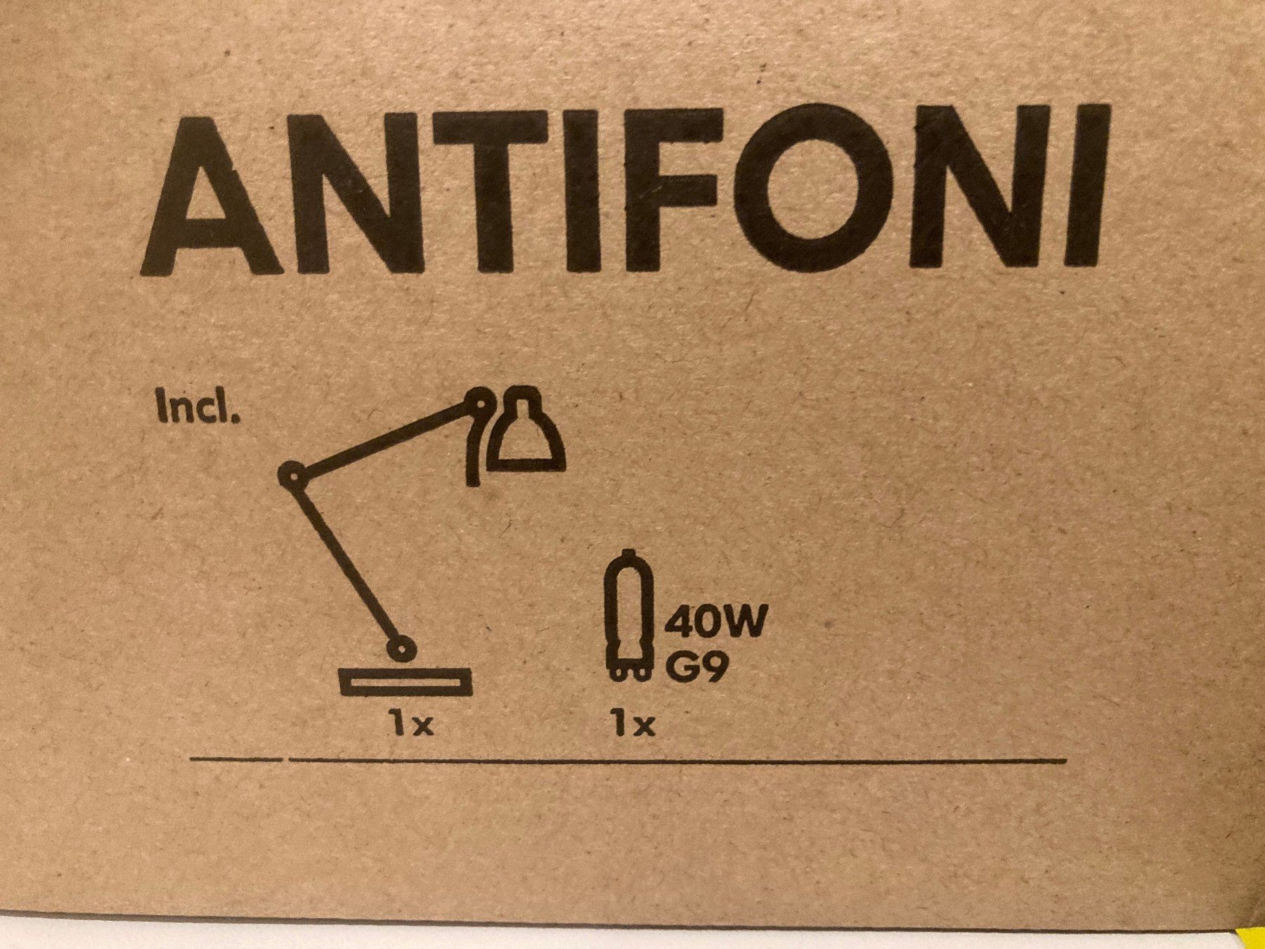 Ikea Lampade: Schreibtischlampe "Antifoni" - IKEA – Nuovo e nell'imballaggio originale da Baden venduto da Polystyreneman 2